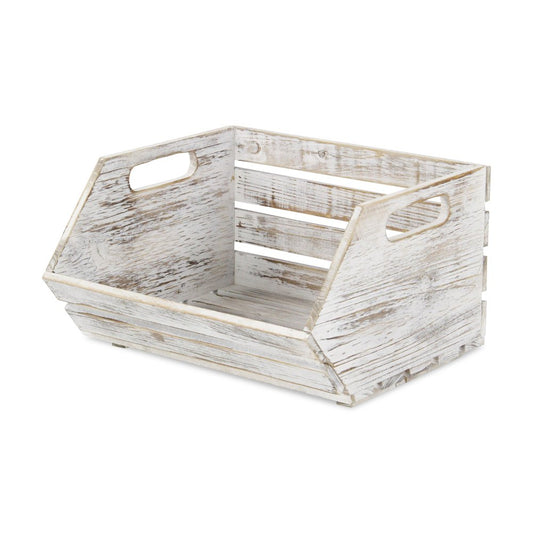 13" Gray Solid Wood Desk Organizer HomeRoots