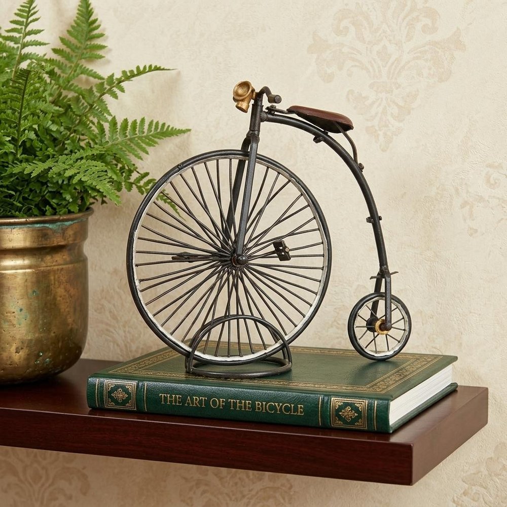 c1870 High Wheeler Bicycle Sculpture HomeRoots