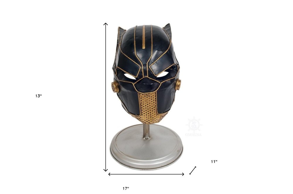 Black Panther Helmet Sculpture HomeRoots