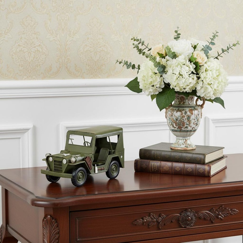 c1940 Willys Quad Overland Jeep Sculpture HomeRoots