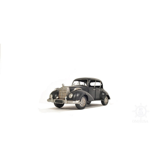 5" Gray Metal Hand Painted Model Car Tabletop Sculpture HomeRoots