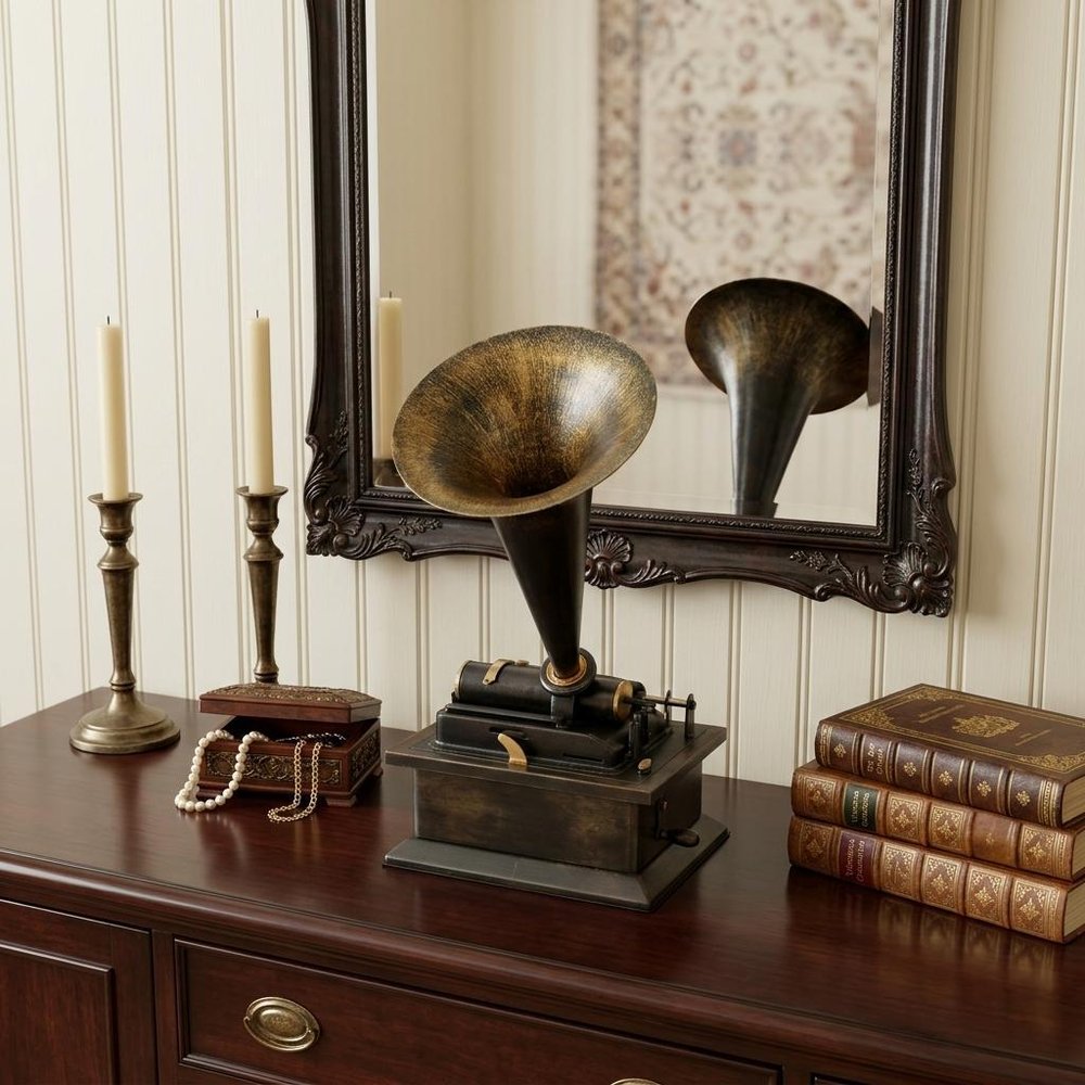 c1901 Edison Standard Phonograph Replica Sculpture HomeRoots