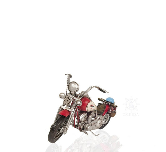Red Harley Davidson Motorcycle Sculpture HomeRoots