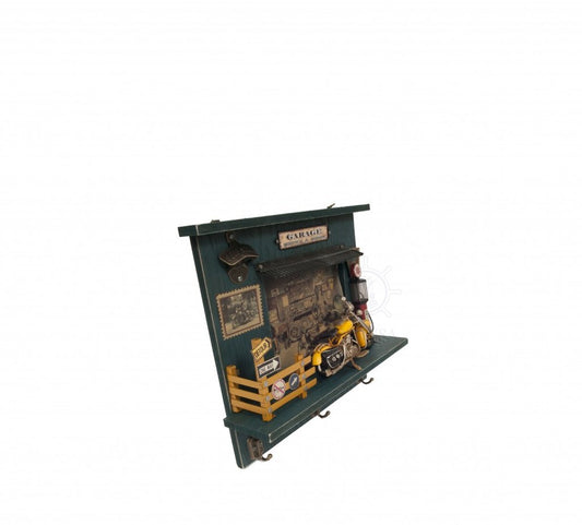 Vintage Harley Garage Key Organizer HomeRoots