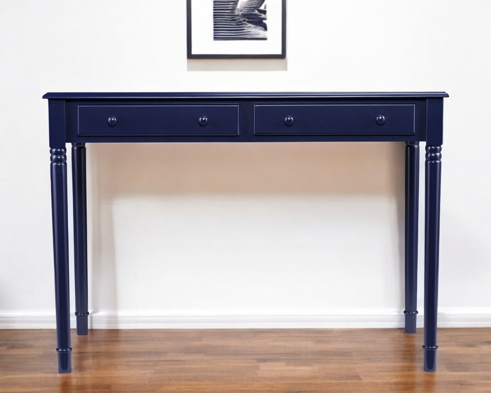 Navy Blue Writing Desk