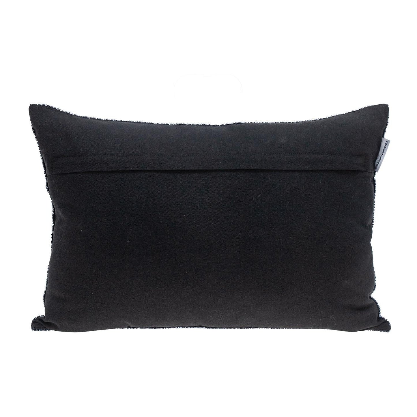 Shimmering Metallic Blue Beaded Luxury Throw Pillow FurniFindUSA
