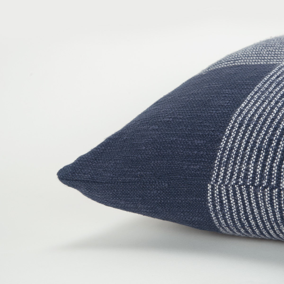 Indigo White Plaid Pattern Throw Pillow FurniFindUSA