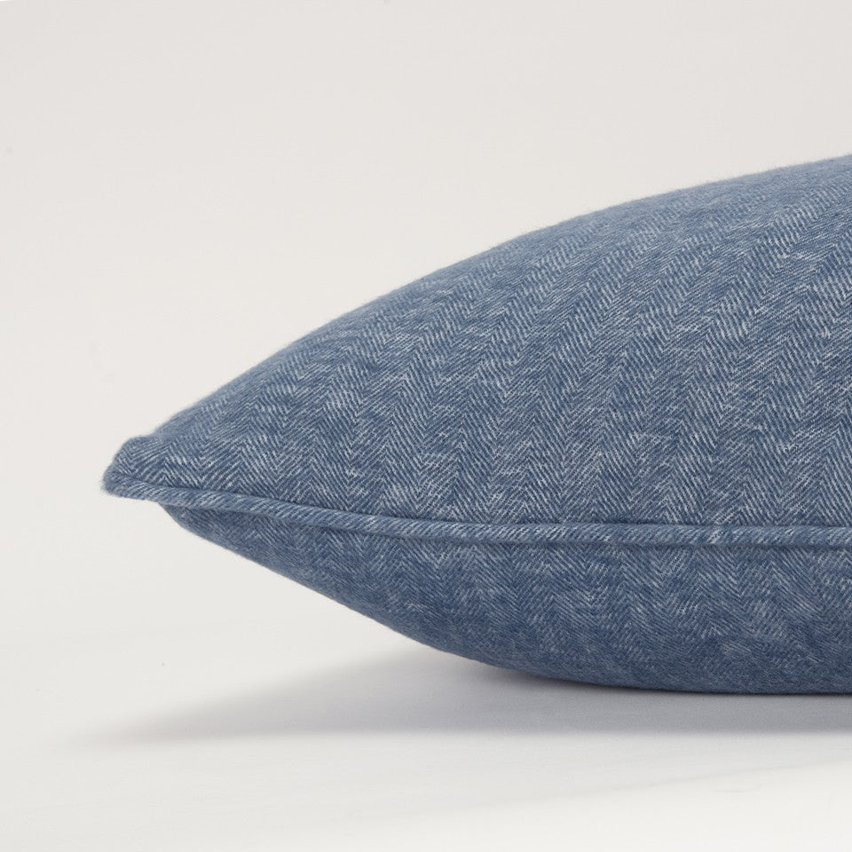 Blue Solid Classic Decorative Throw Pillow FurniFindUSA