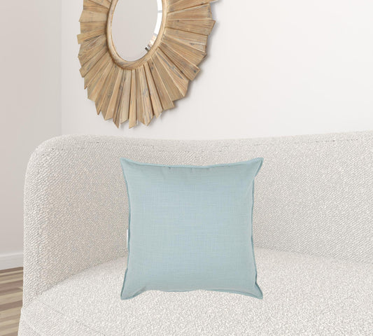 Blue Solid Light Textured Modern Throw Pillow FurniFindUSA