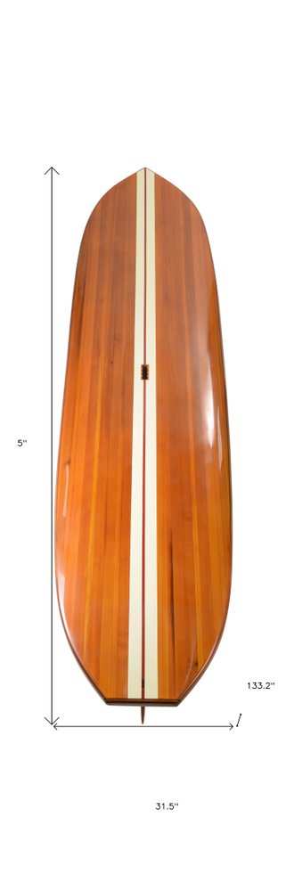 5" Brown Wood Outdoor Game HomeRoots