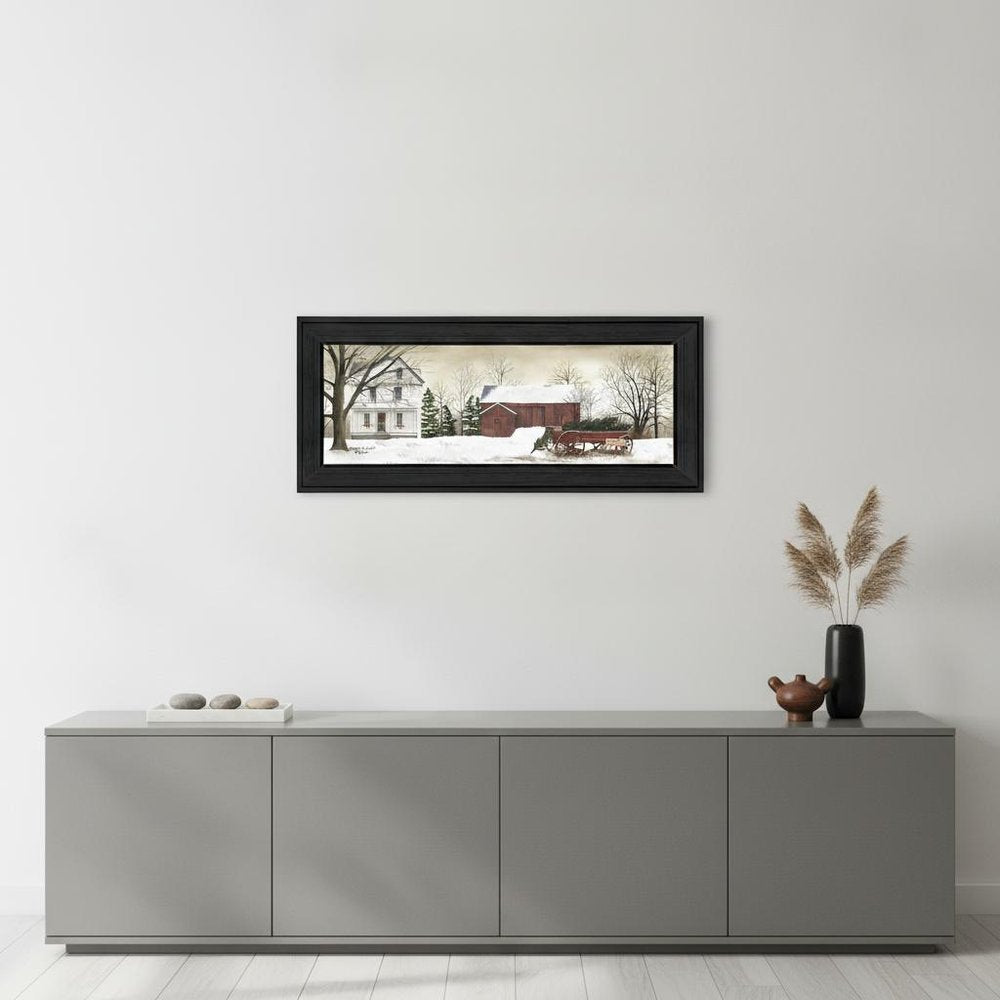 Christmas Trees for Sale 1 Black Framed Print Wall Art HomeRoots