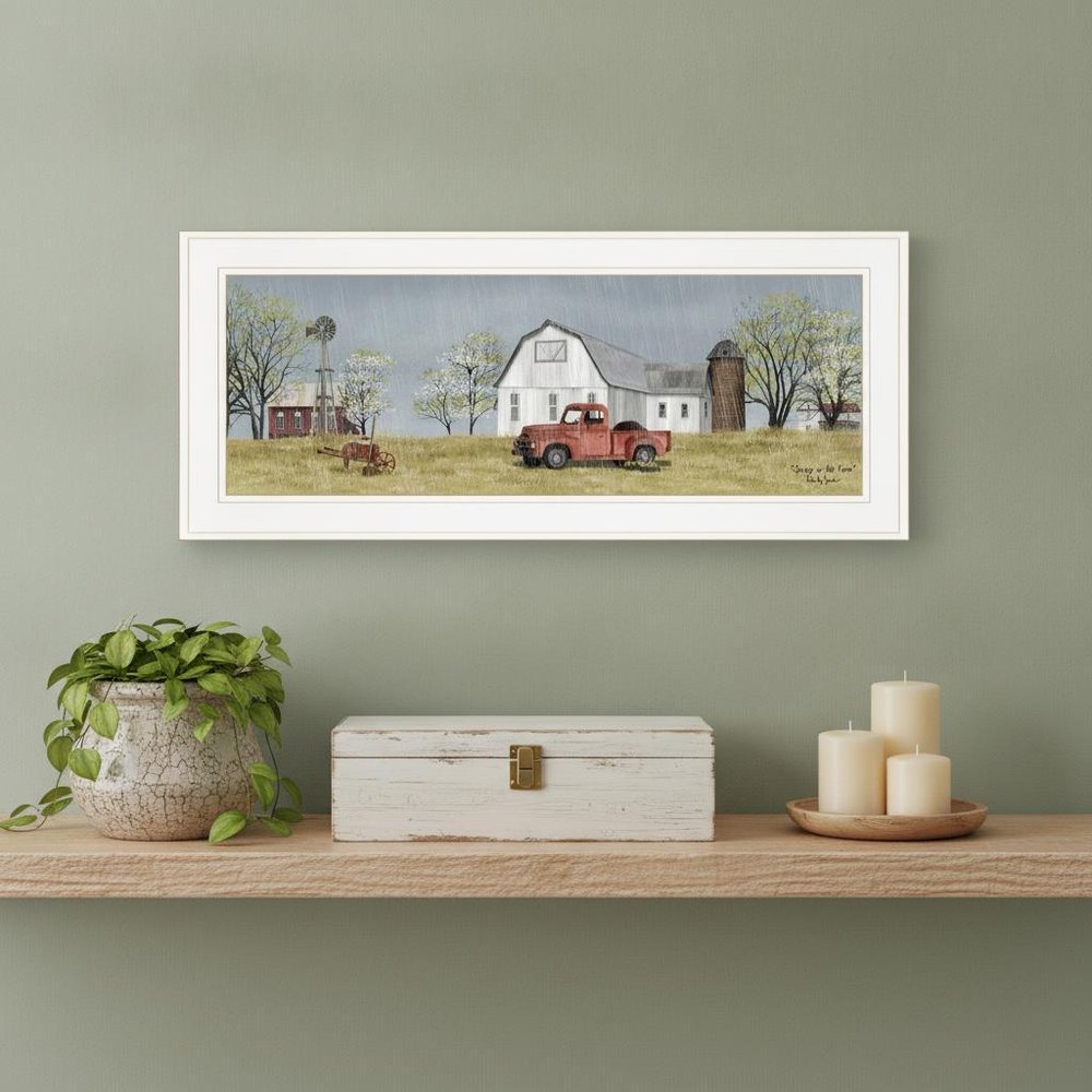 Spring On The Farm 1 White Framed Print Wall Art HomeRoots