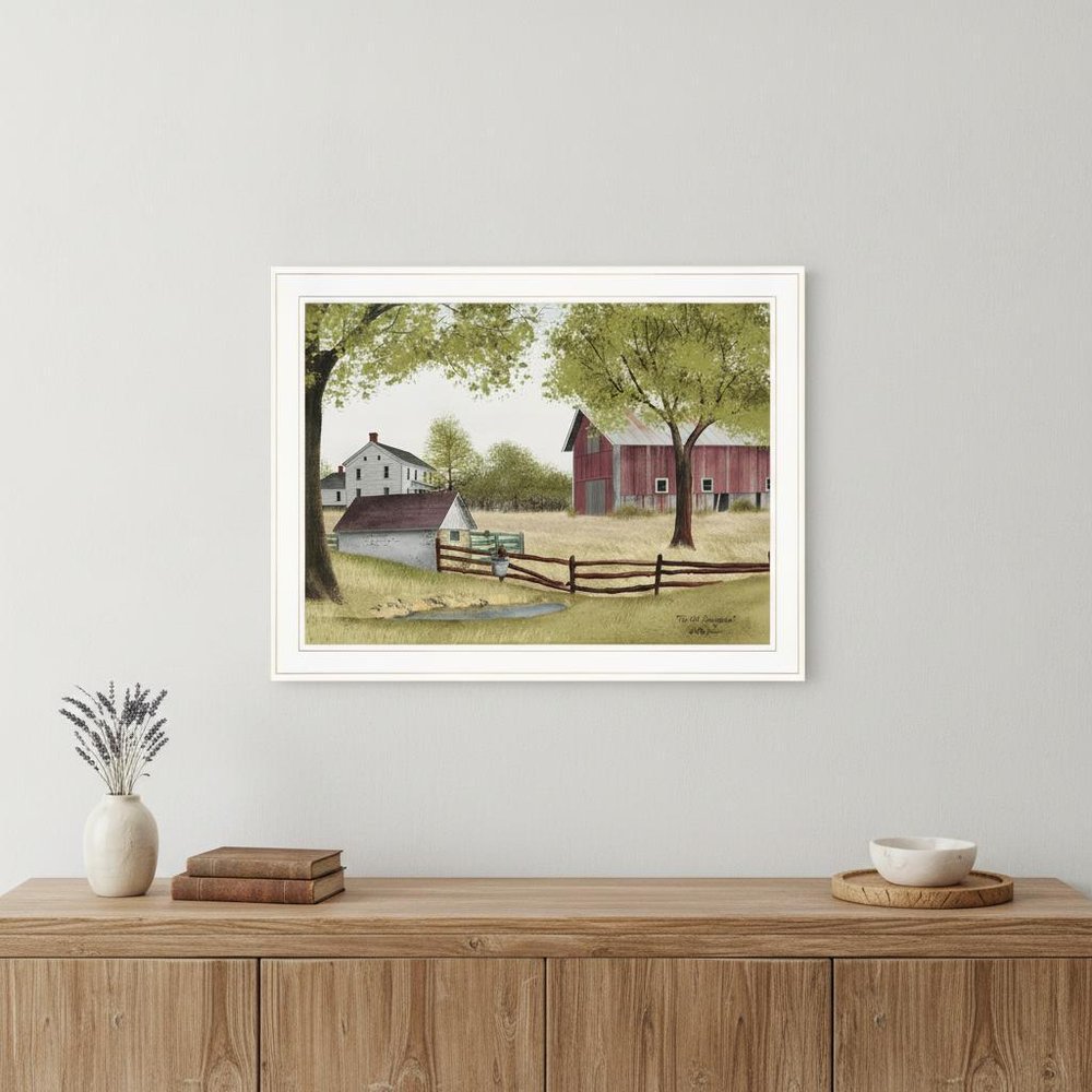 The Old Spring House 3 White Framed Print Wall Art HomeRoots