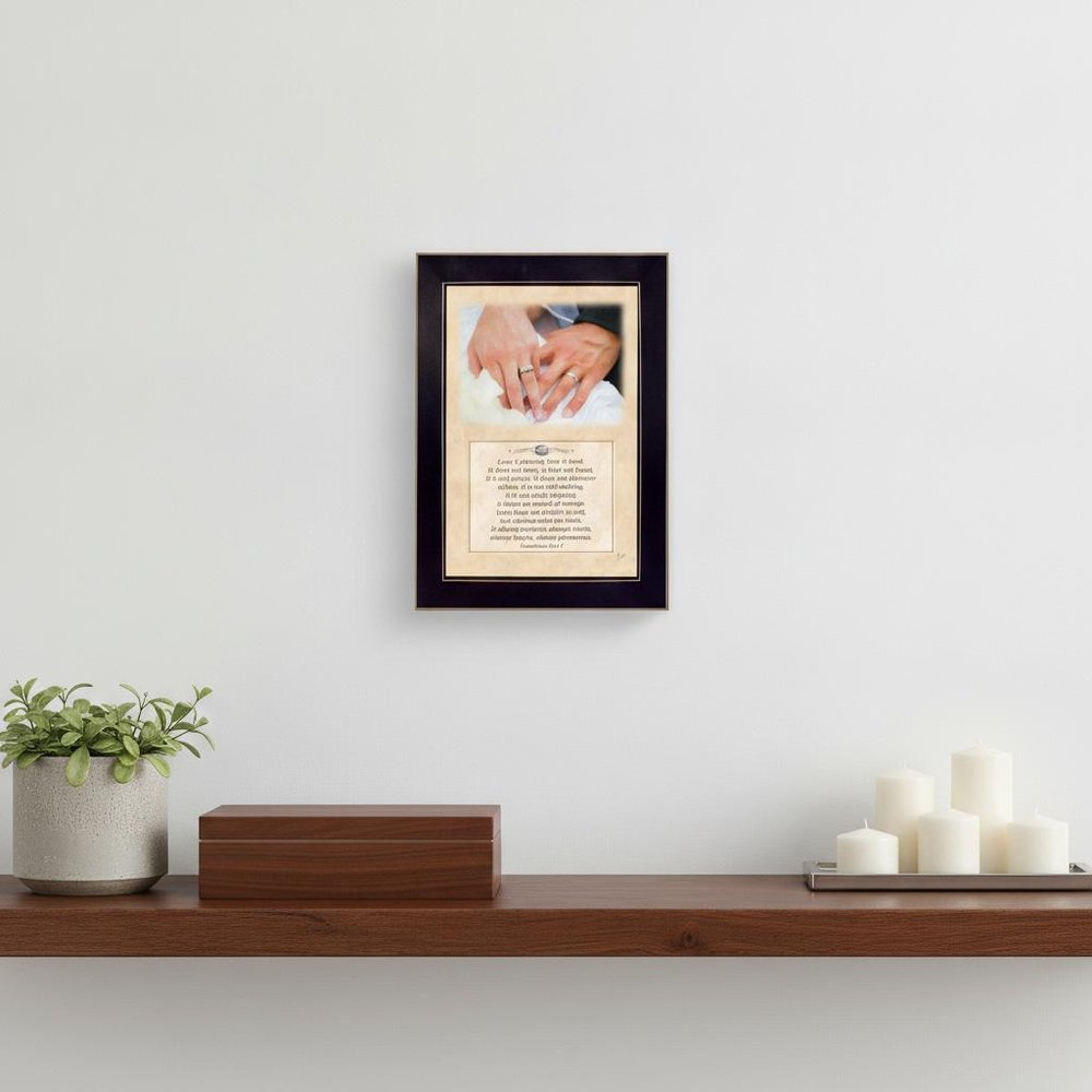 Love 2 Black Framed Print Wall Art HomeRoots
