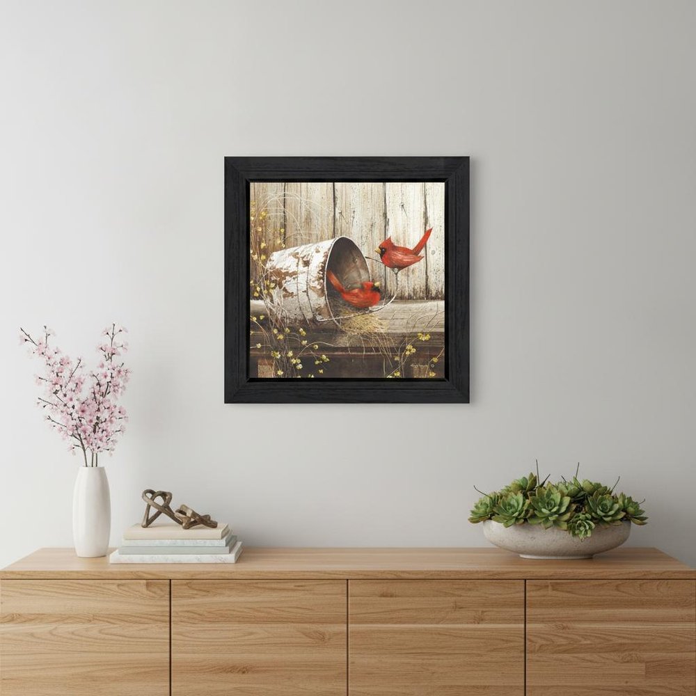 Playing Around 1 Black Framed Print Wall Art HomeRoots