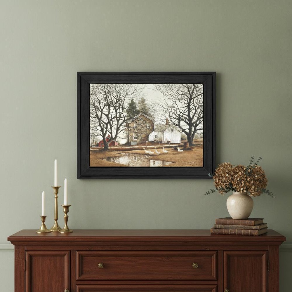 Cold Swim Black Framed Print Wall Art HomeRoots