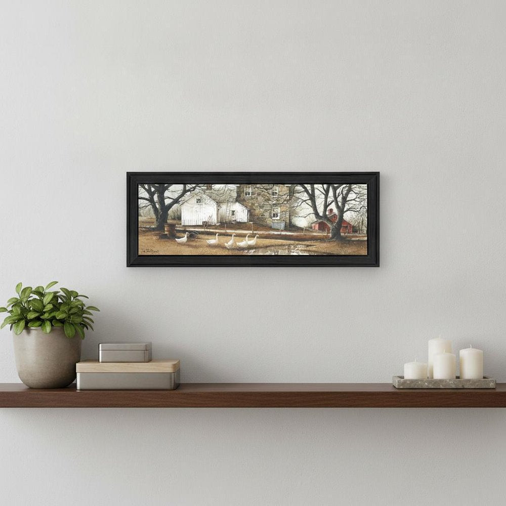 Puddle Jumpers 1 Black Framed Print Wall Art HomeRoots