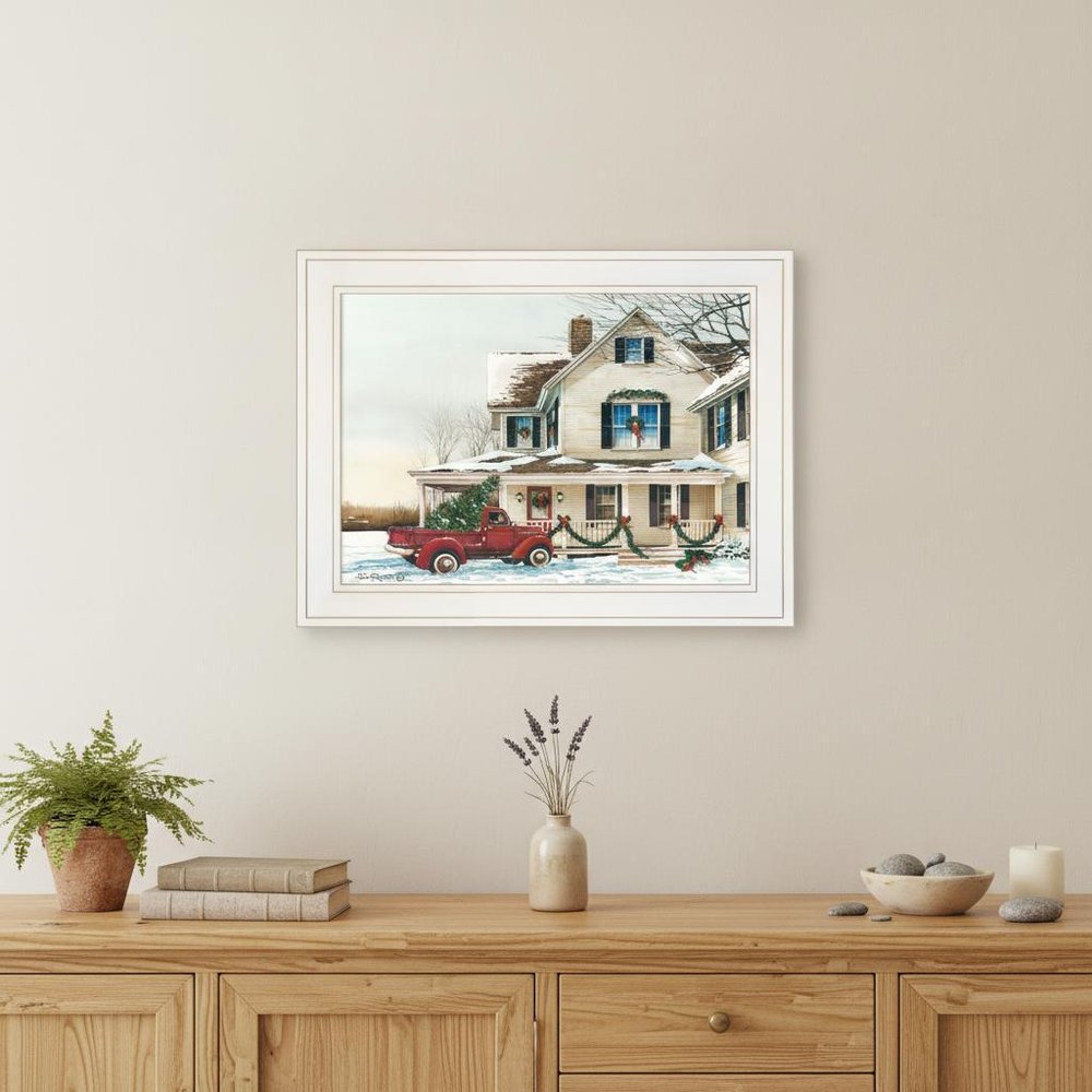 Preparing for Christmas 1 White Framed Print Wall Art HomeRoots