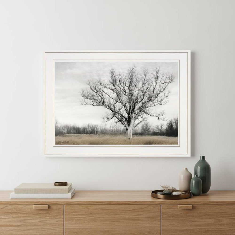 Earth and Sky 1 White Framed Print Wall Art HomeRoots