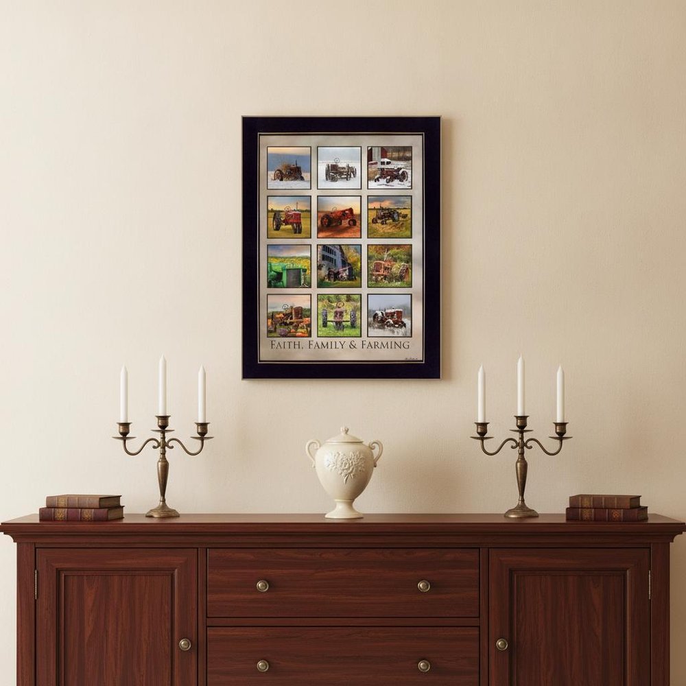 Faith Family Farming Black Framed Print Wall Art HomeRoots