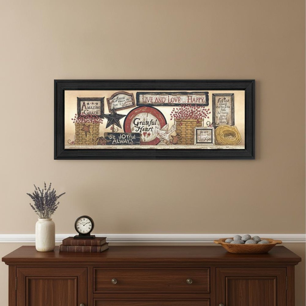 Sign Collector Black Framed Print Wall Art HomeRoots
