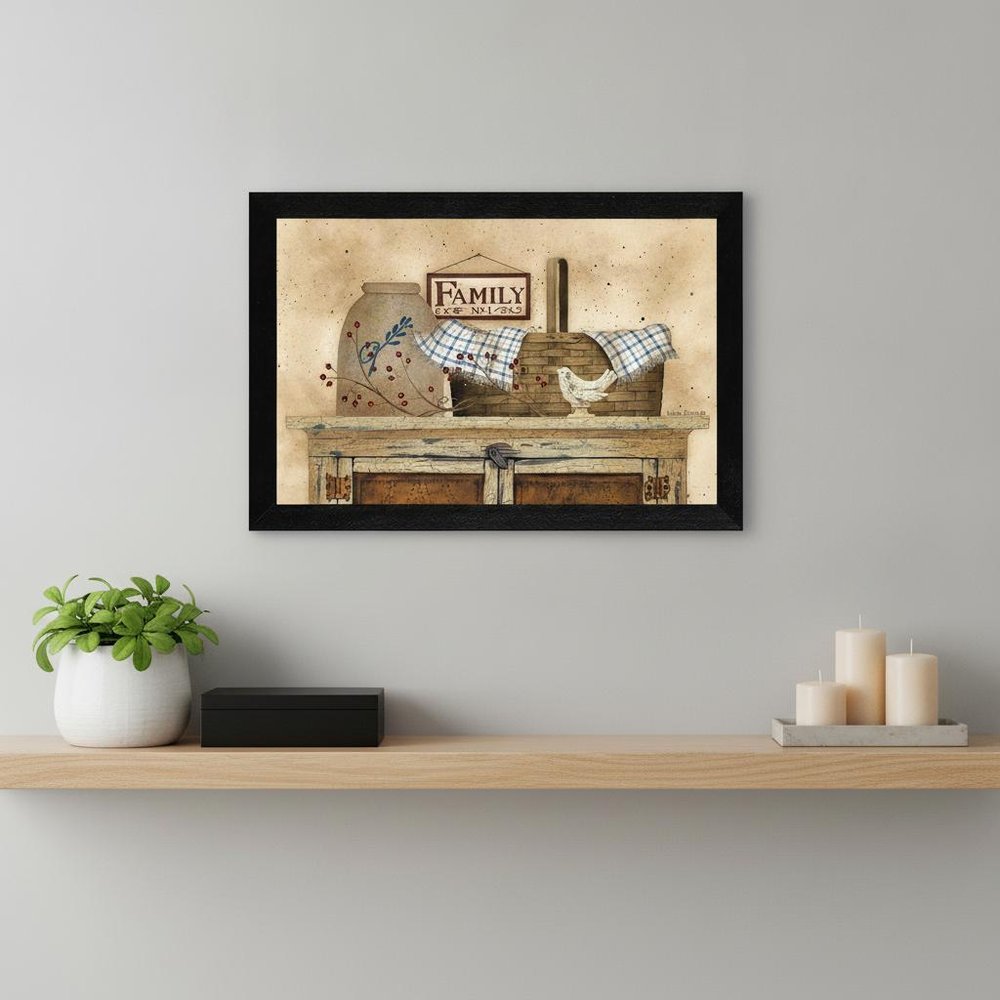 Family Still Life 1 Black Framed Print Wall Art HomeRoots