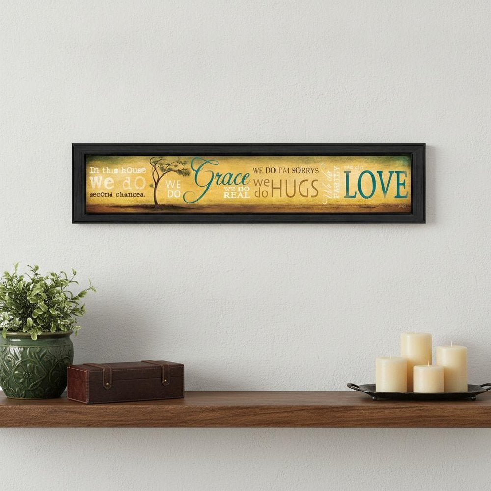 Grace And Love Black Framed Print Wall Art HomeRoots