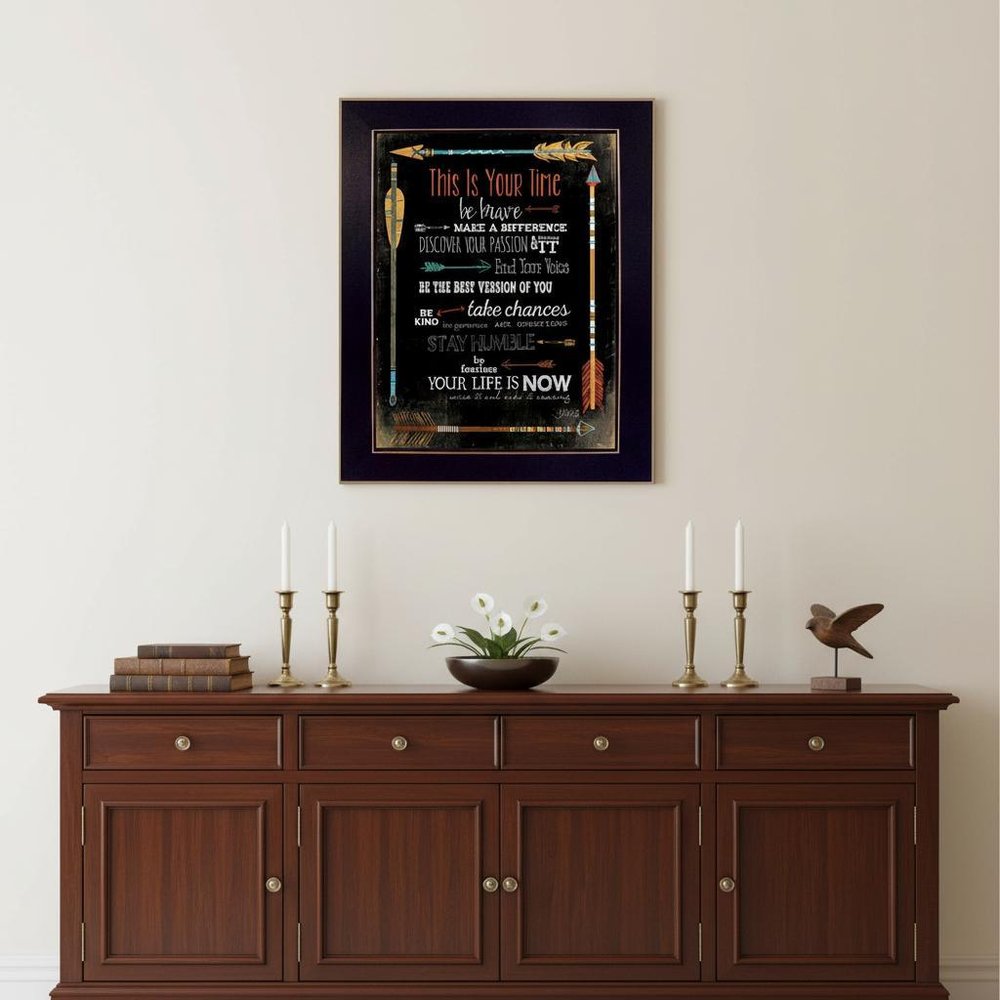 This is Your Time 3 Black Framed Print Wall Art HomeRoots