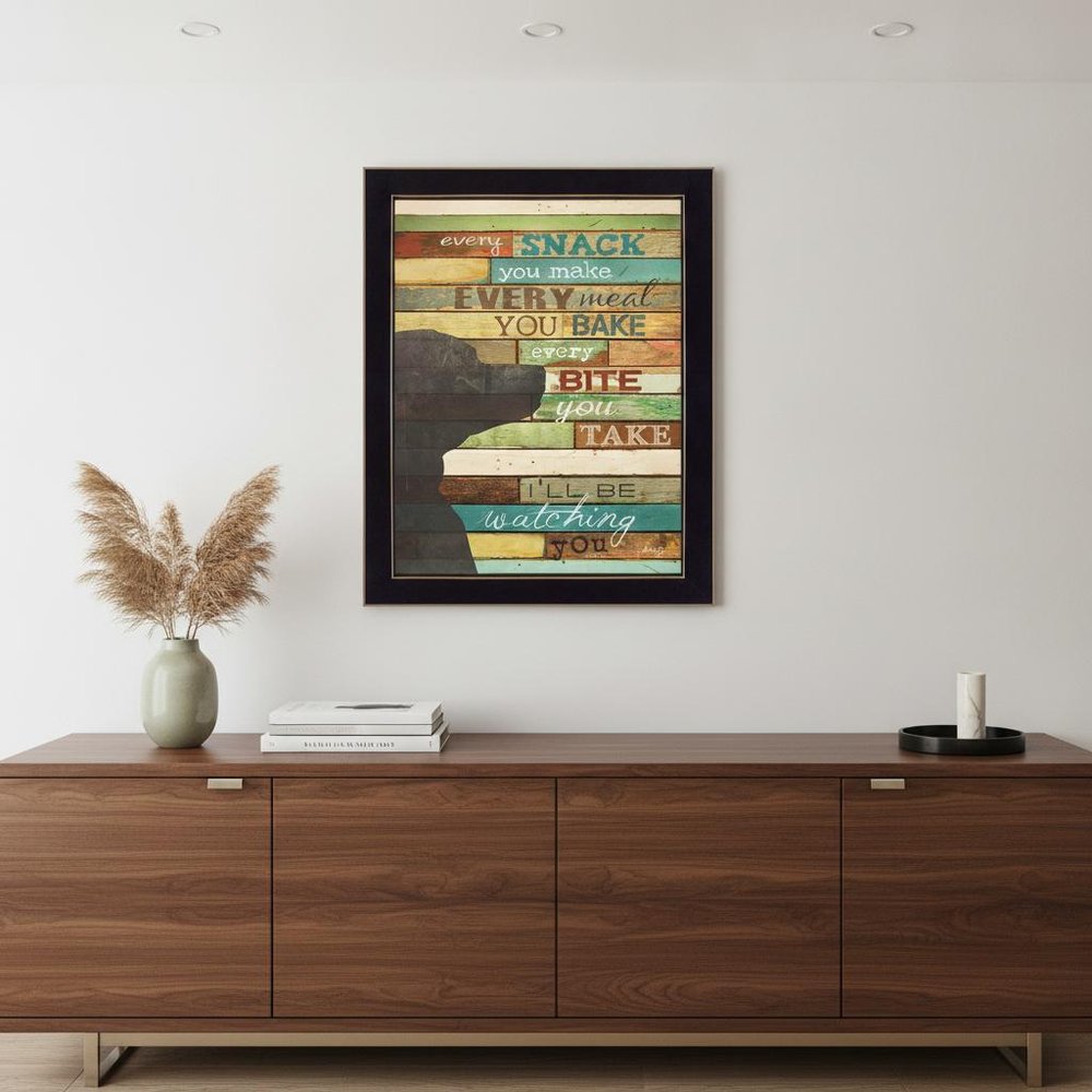 Ill Be Watching You 8 Black Framed Print Wall Art HomeRoots