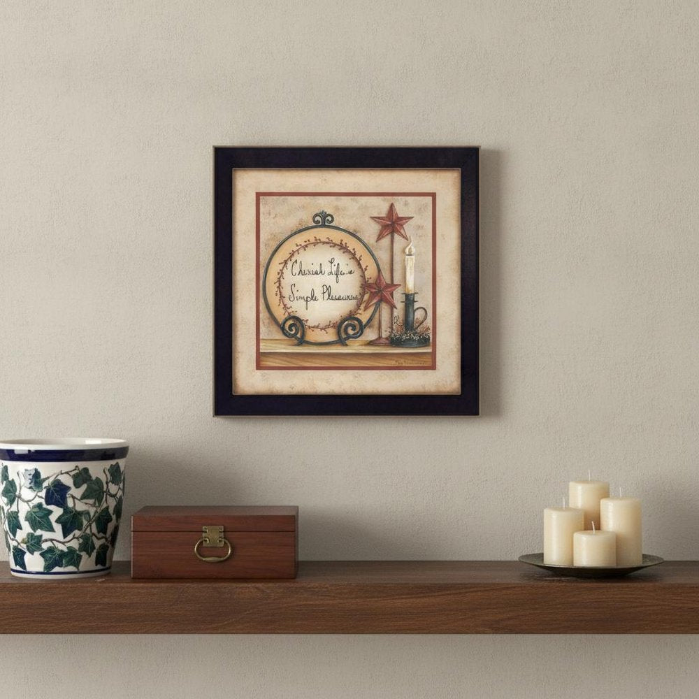 Simple Pleasures 2 Black Framed Print Wall Art HomeRoots