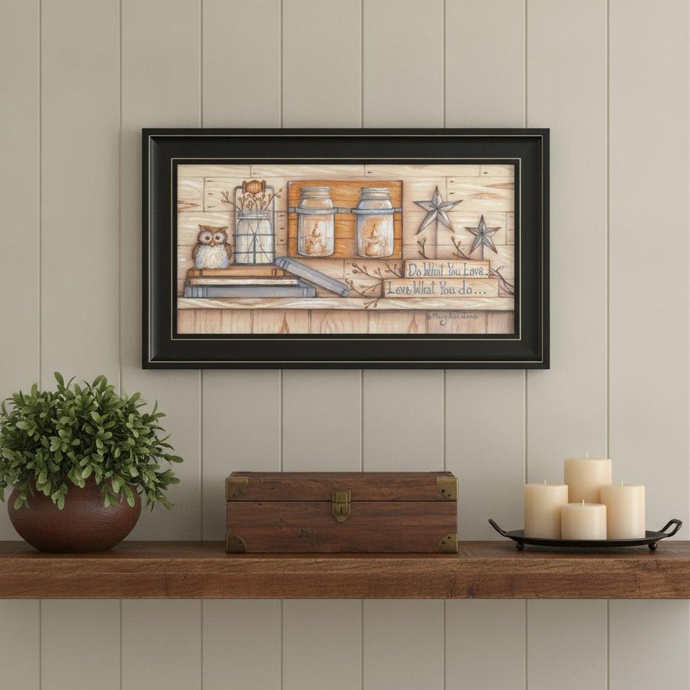 Do What You Love 2 Black Framed Print Wall Art HomeRoots