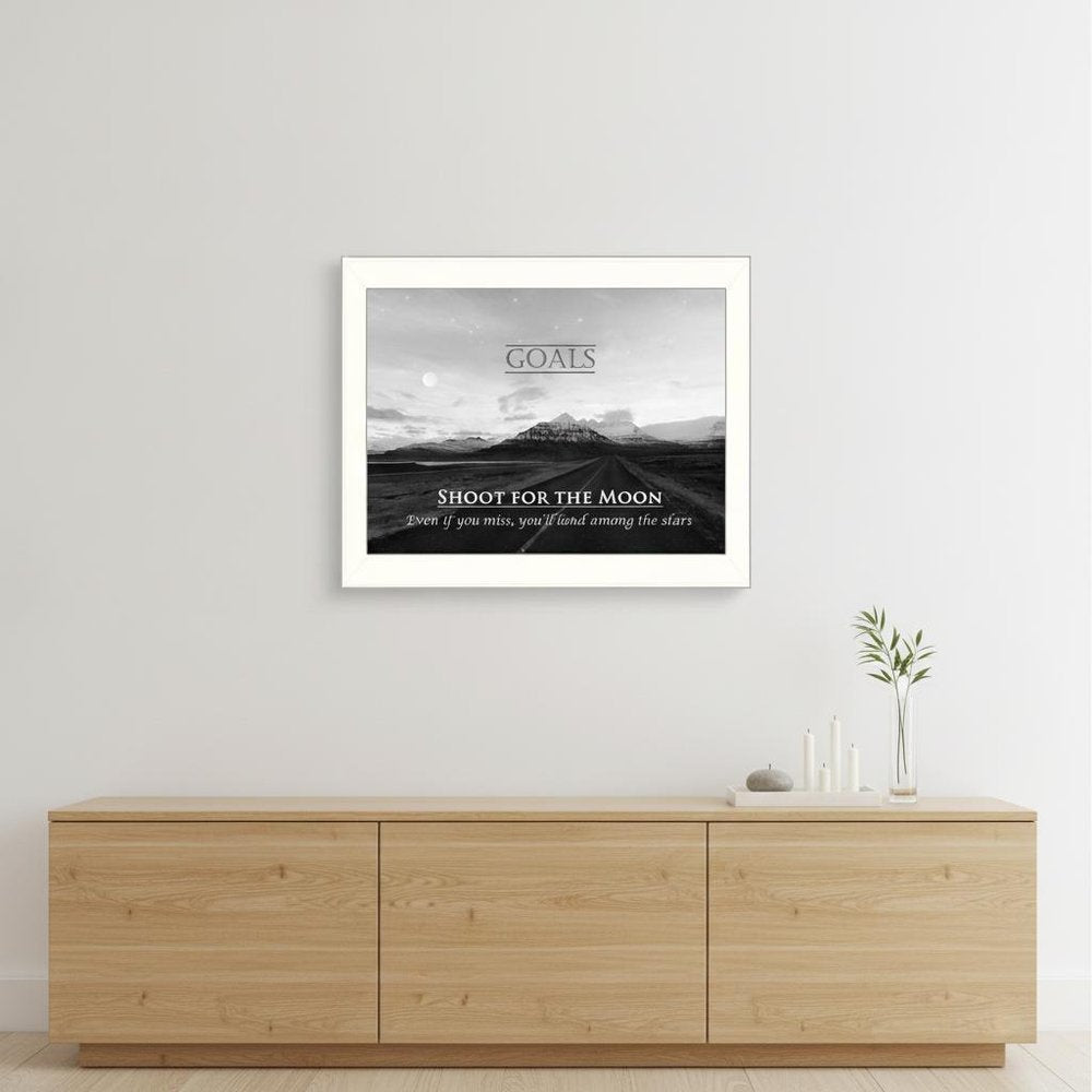 Goals 6 White Framed Print Wall Art HomeRoots