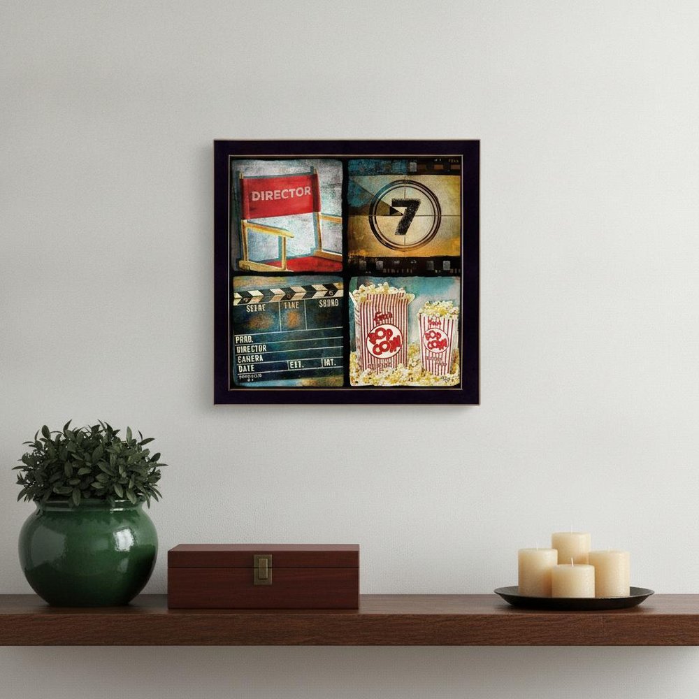 At The Movies 2 Black Framed Print Wall Art HomeRoots