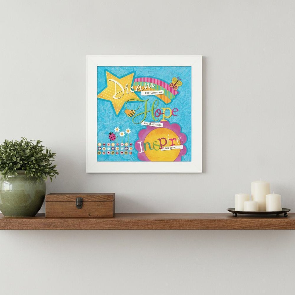 Dream For Tomorrow White Framed Print Wall Art HomeRoots