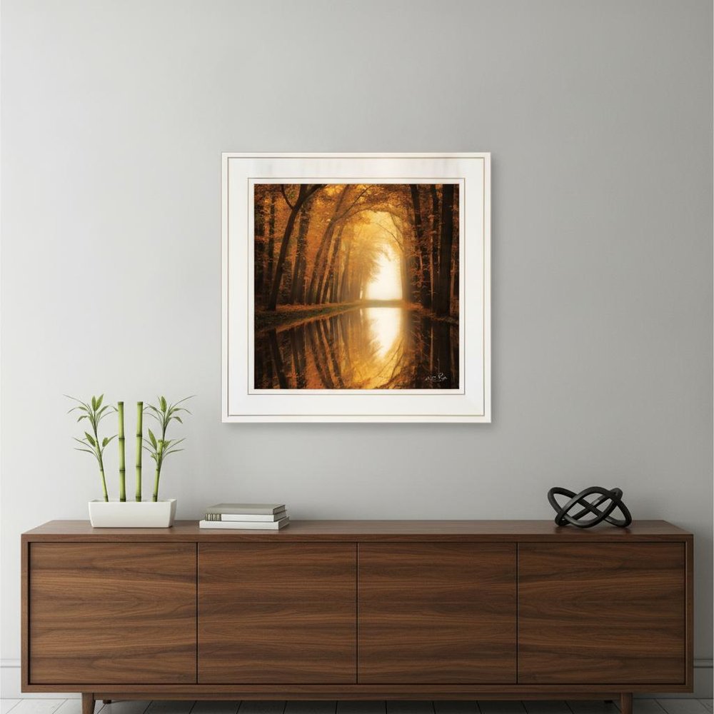 Lochem Reflections 1 White Framed Print Wall Art HomeRoots