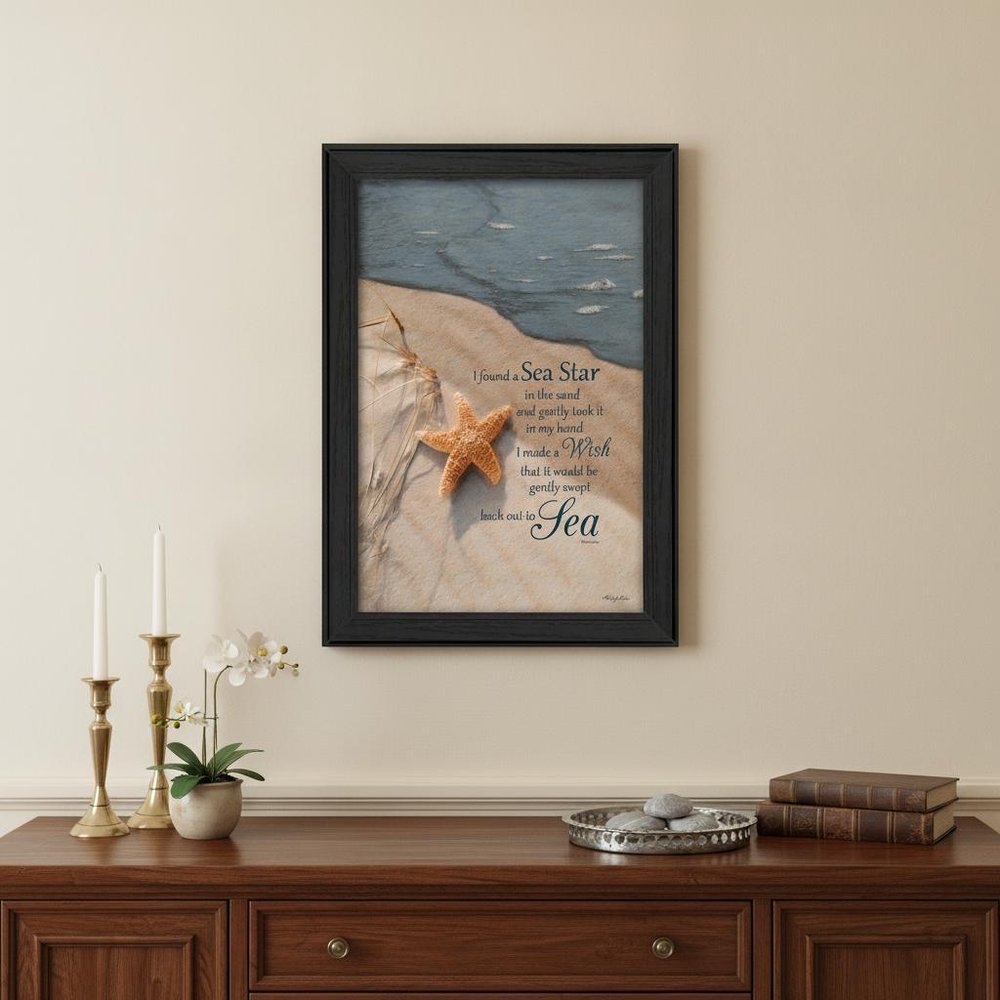 The Wish Black Framed Print Wall Art HomeRoots