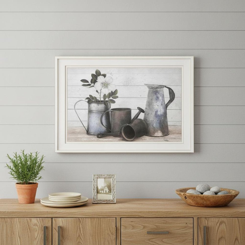 Floral Farmhouse II 1 White Framed Print Wall Art HomeRoots