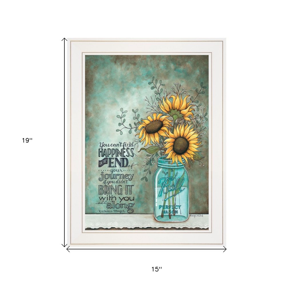All Along 1 White Framed Print Wall Art HomeRoots