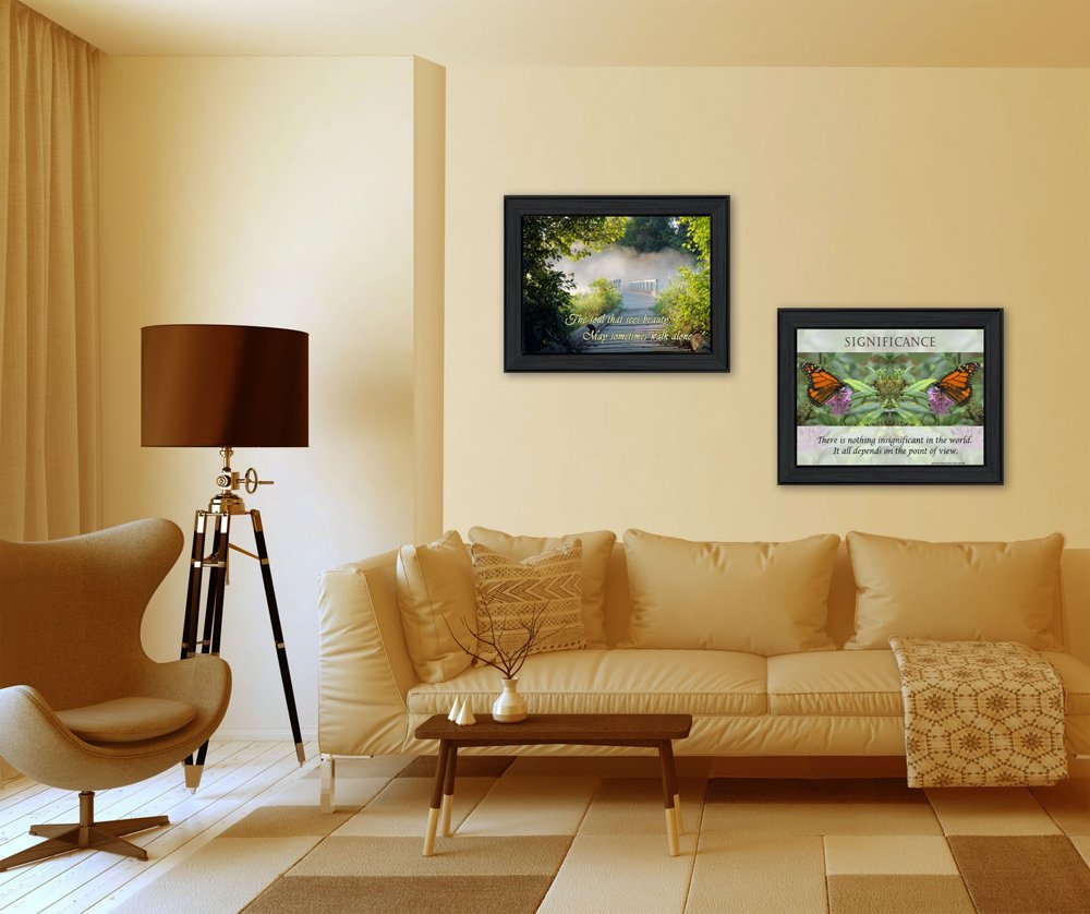 Set Of Two Beauty 1 Black Framed Print Wall Art HomeRoots
