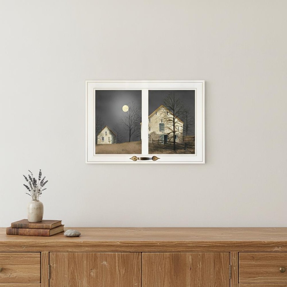 Still of the Night 4 White Framed Print Wall Art HomeRoots