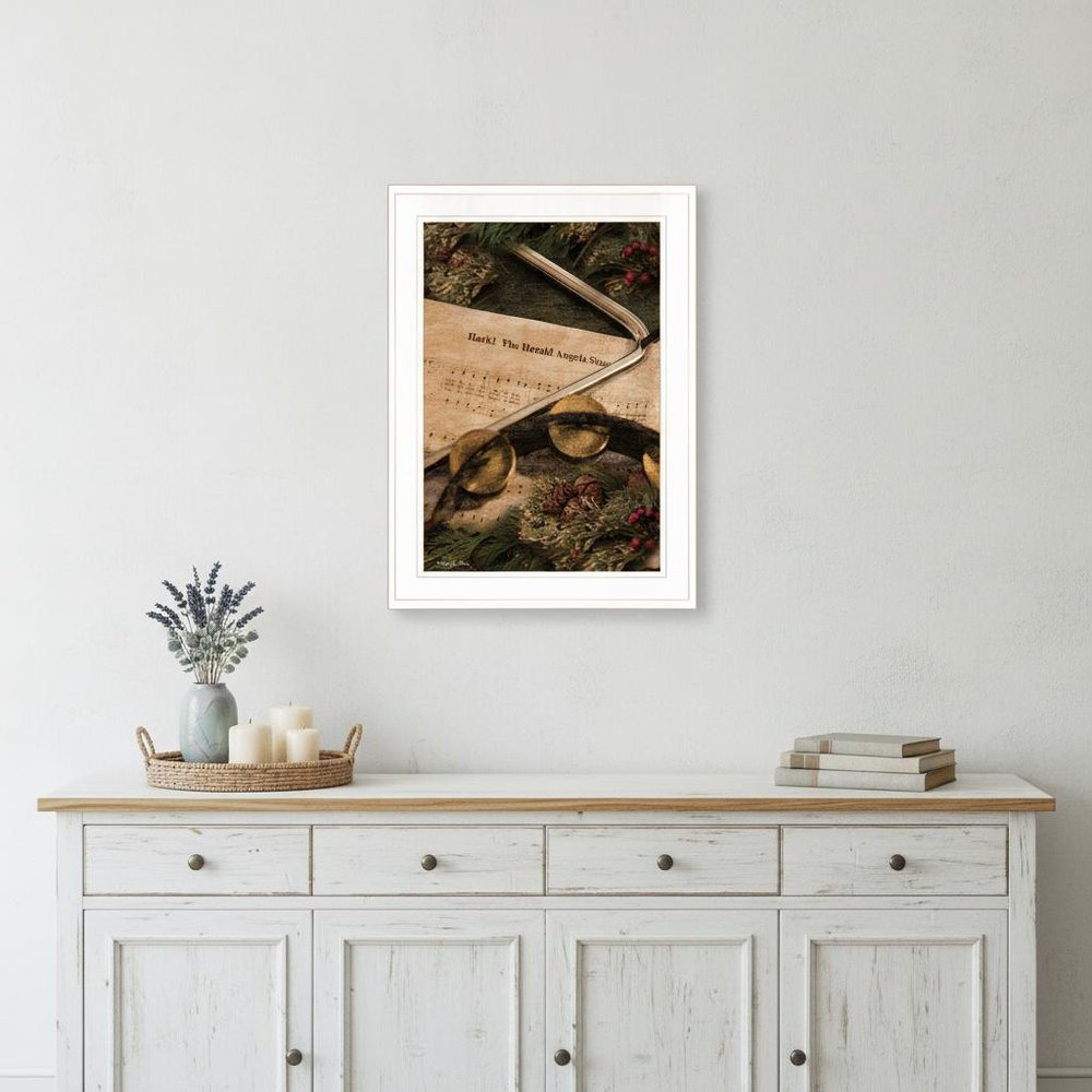 The Angels Sing 1 White Framed Print Wall Art HomeRoots
