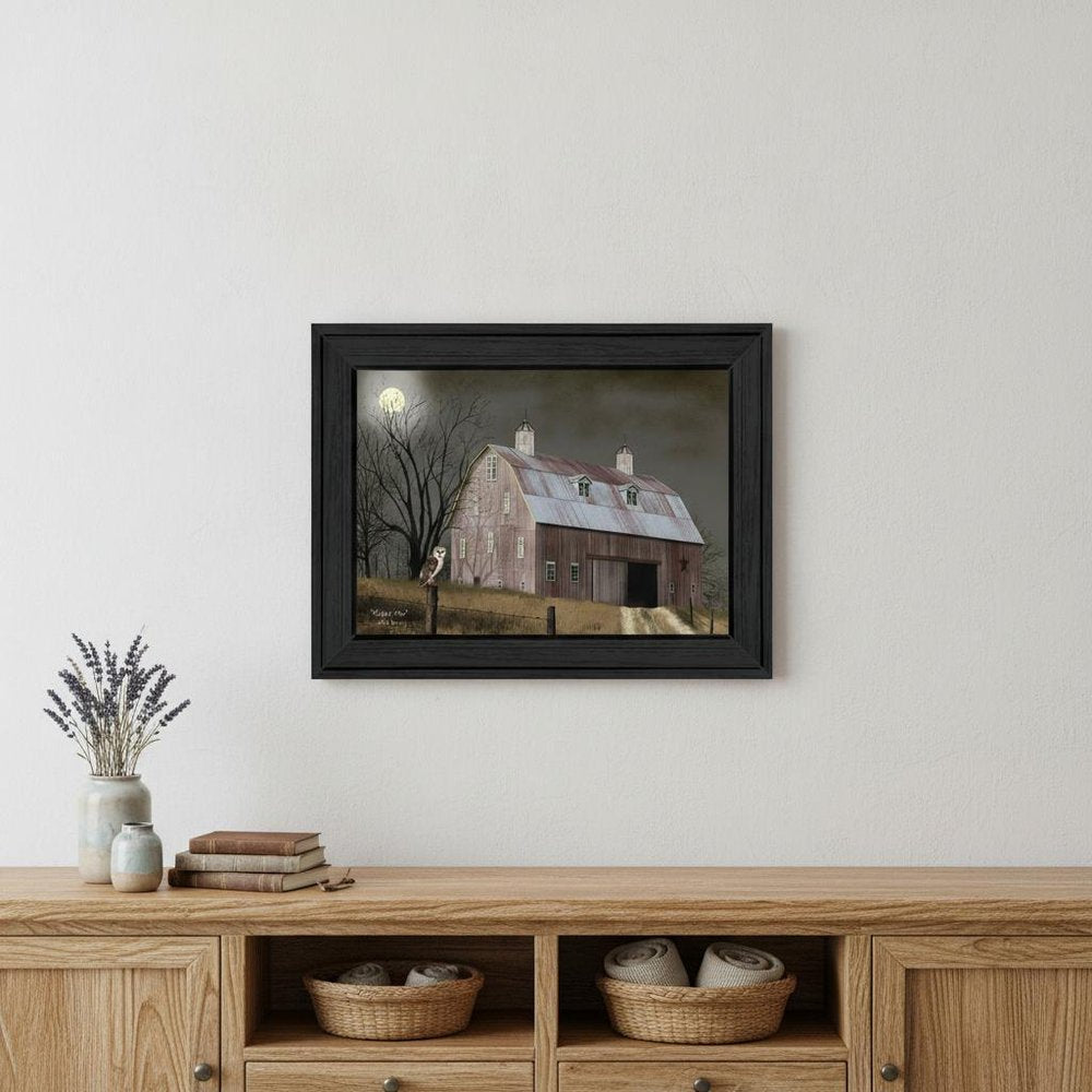 Midnight Moon 4 Black Framed Print Wall Art HomeRoots