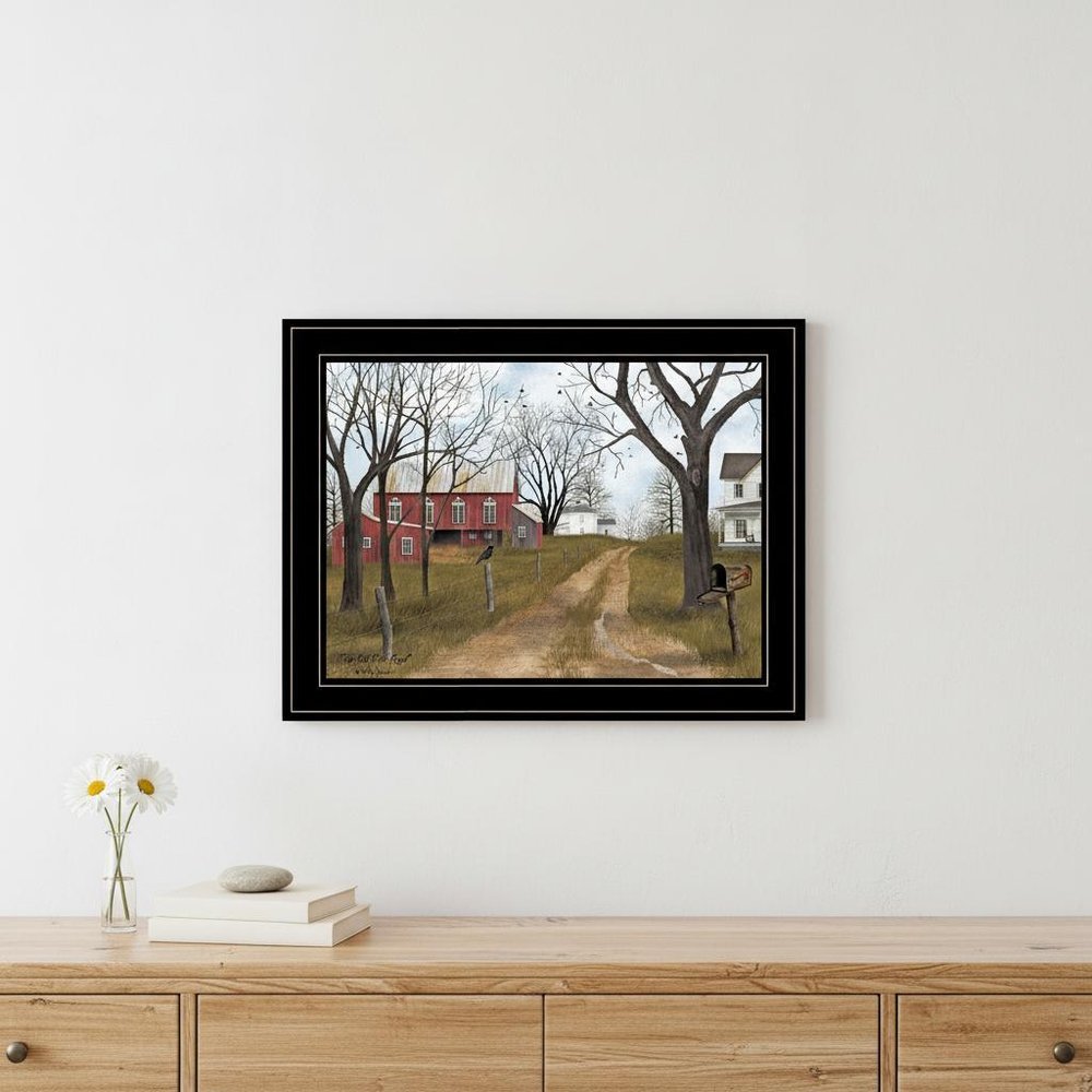 The Old Dirt Road 3 Black Framed Print Wall Art HomeRoots