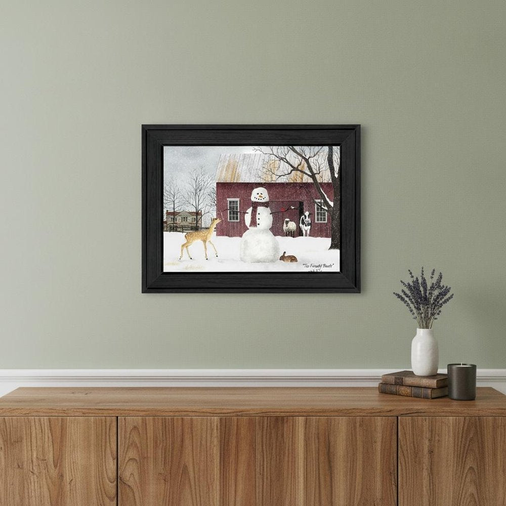The Friendly Beasts 3 Black Framed Print Wall Art HomeRoots