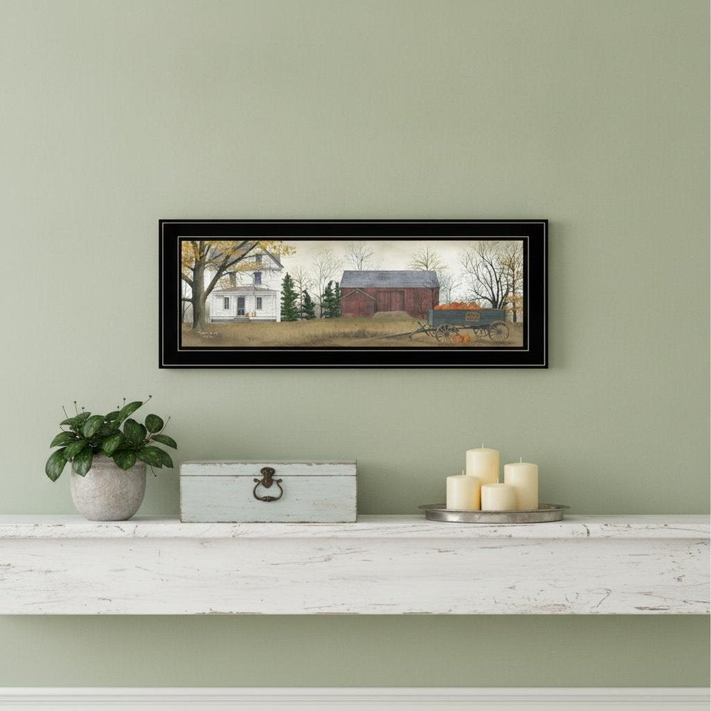 Pumpkins For Sale 3 Black Framed Print Wall Art HomeRoots
