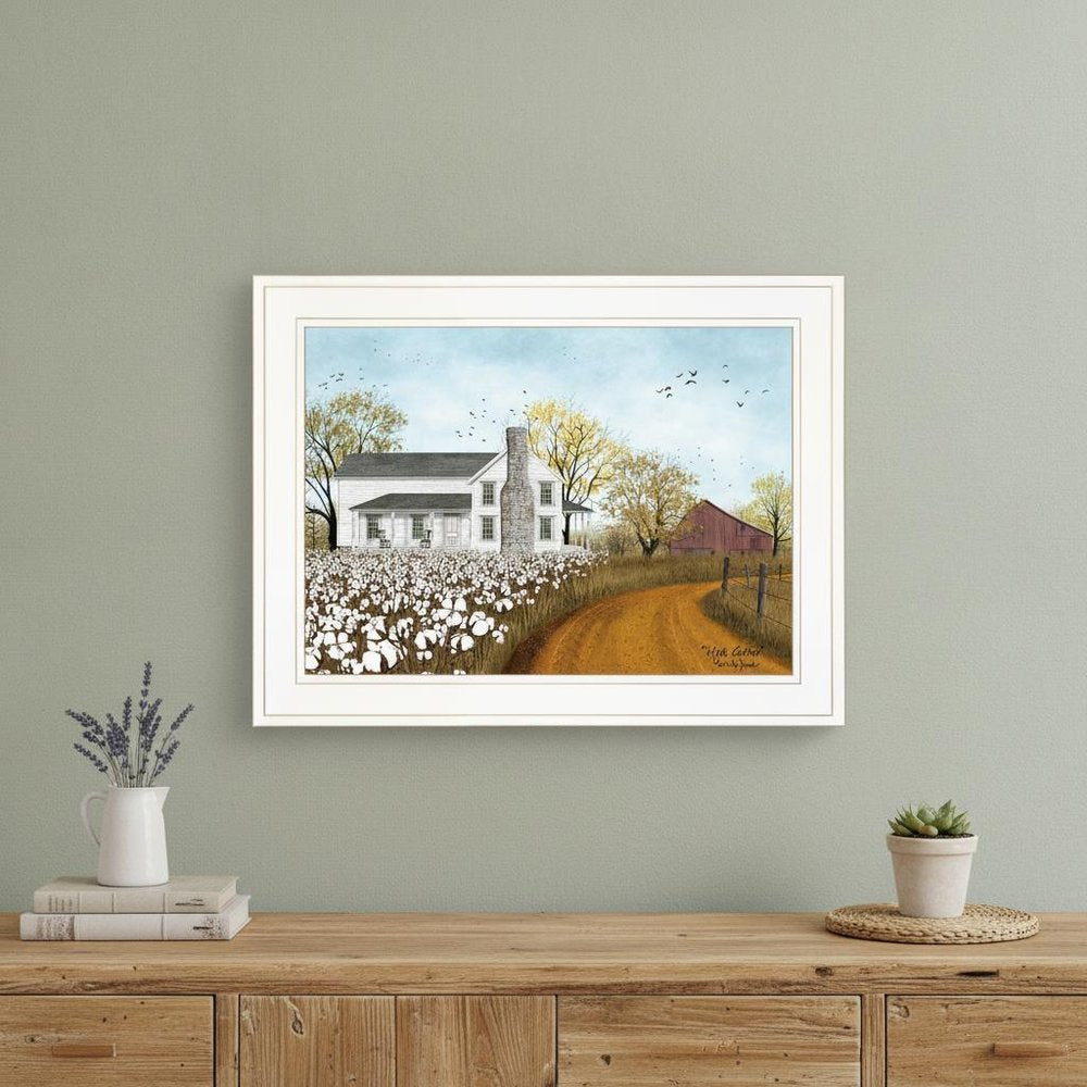 High Cotton 1 White Framed Print Wall Art HomeRoots