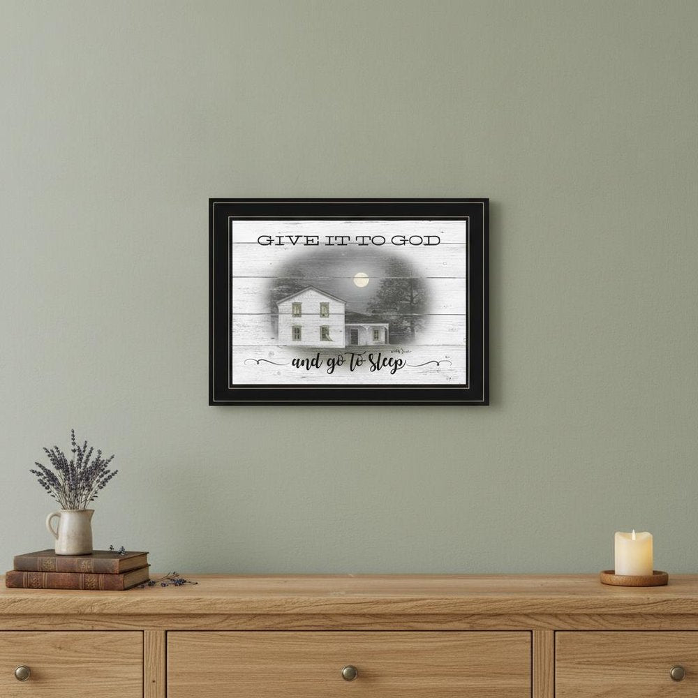 Give It To God Black Framed Print Wall Art HomeRoots
