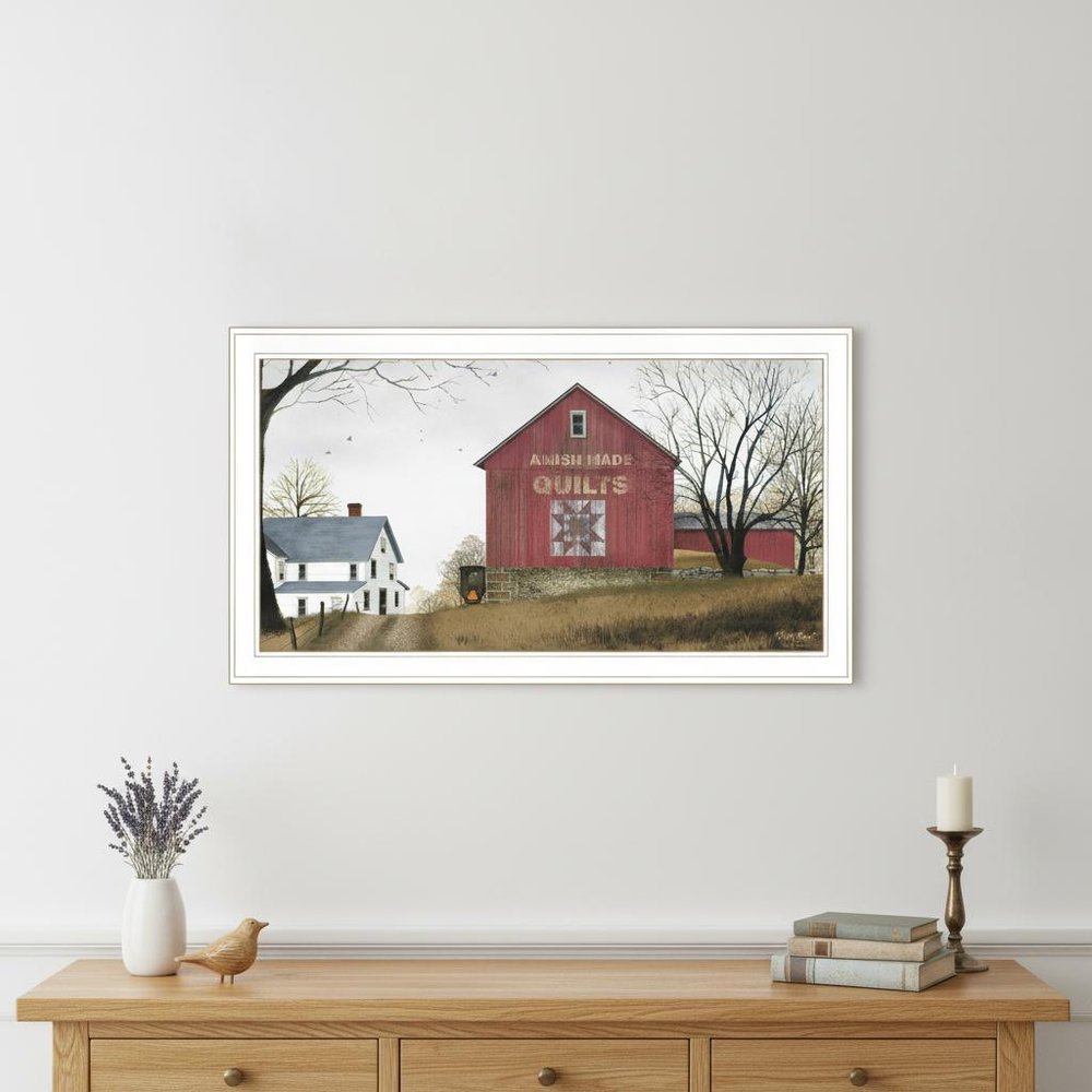 The Quilt Barn 4 White Framed Print Wall Art HomeRoots