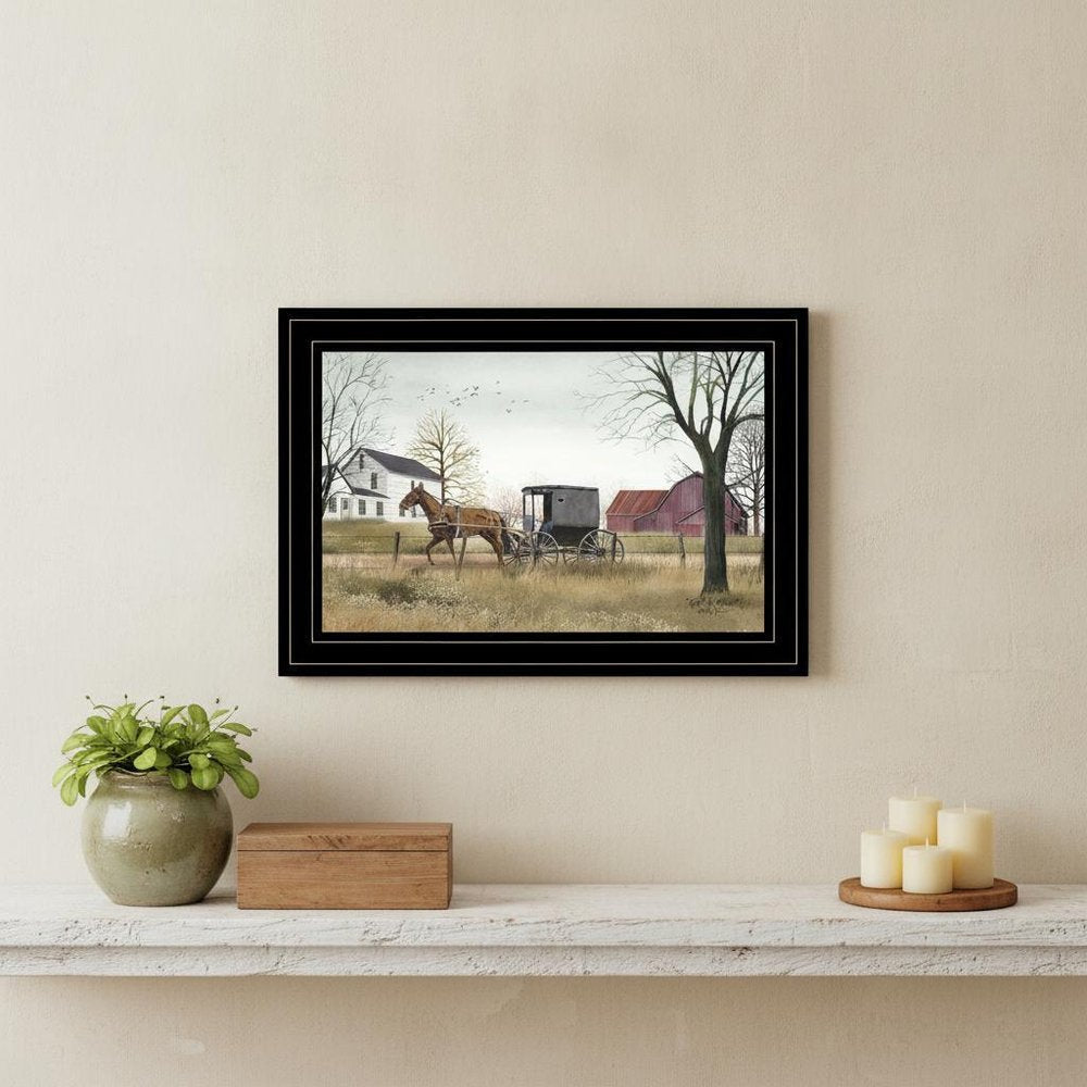 Goin to Market 3 Black Framed Print Wall Art HomeRoots