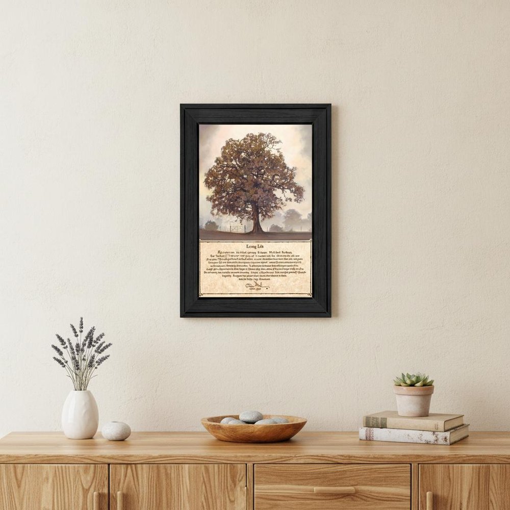 Living Life 6 Black Framed Print Wall Art HomeRoots